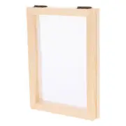 Wooden DIY Frame Paper Papermaking Screen Deckle Office Child