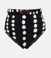 [Johanna Ortiz] Johanna Ortiz Polka-dot bikini bottoms AU 16 black