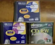 Hewlett Packard CD-R, CD-RW & Memorex CD-RW (Sealed) Writable Media HP Lot