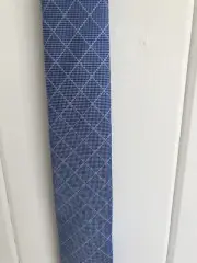 Brand New With Tags Saba 100% Silk Tie Blue Christmas Birthday Gift