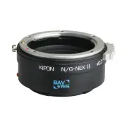 KIPON 0.7x Optical Adapter Focal Reducer Put Nikon G Lens on Sony E Camera NEX