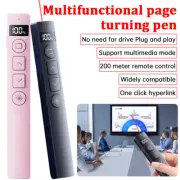 Powerpoint Presentation Remote Control Wireless USB PPT Laser Clicker Pointer