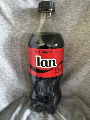 Share a Coke with Ian 2025 Personalized Gift Coca Cola Bottle 20oz Zero