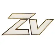 Nitro Boat Raised Decal 173057 | ZV White Gold 13 1/2 x 5 5/8 Inch
