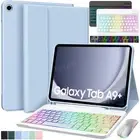 For Samsung Galaxy Tab A9 Plus 11" X210 X216B X218U Backlit Keyboard Case Cover