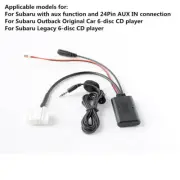 Car Bluetooth AUX Adapter Hand Free For Subaru Outback Legacy 6-disc CD Player