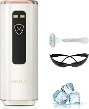 MEGELIN IPL Hair Removal for Women and Men, X PRO Permanent Hair Removal Device with Sapphire Cooling System and Unlimited Flashes, Painless at-Home Remover for Facial Bikini Lines Legs Arms Body Use