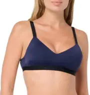 Calvin Klein Women's Intense Power Micro Lightly Lined Bralette Navy Large