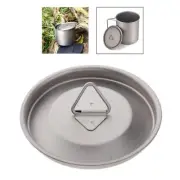 MagiDeal Portable Ultralight Mug Lid Outdoor Camping Water Cup Cover with Handle