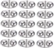 20 Pcs Fishing Bell Fishing Accessories Fishing Rod Bite Indicator Fishing Rod Clip Bait Sea Rod Bite Bell Fish Bite Bell Fishing Rod Clip Bells Fishing Gear Portable Plastic