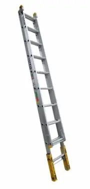 BAILEY Pro Punchlock Aluminium Extension Ladder 3.1m-5.0m Leveller 150kg FS13905