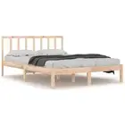 Wooden Bed Frame Single Double Queen King Size Mattress Base Bedroom vidaXL