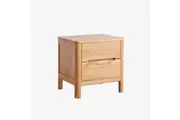 MIUZ Bedside Table Bed Side Tables Drawers Side Tables Solid Timber American Oak Wood Nightstand