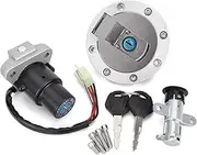 Ignition Barrel Key Switch for TDM850 TZM150 TZR125 TZR150/TDM 850 TZM 150/TZR 125 150 Motorcycle Ignition Switch Seat Lock Set Motor Ignition Key Switches