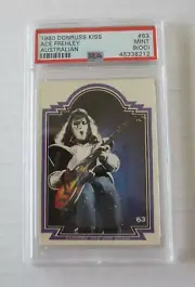 1980 DONRUSS KISS AUCION CARD SERIES 3 CARD #63 AUSTRALIAN SET GRADED PSA 9