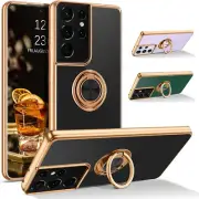 For Samsung Galaxy S21 Ultra Shockproof Kickstand Hybrid Protective Case Cover