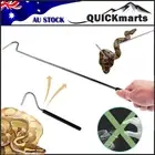1M Stainless Steel Retractable Snake Hook Reptile Grabber Catcher Handling Tool