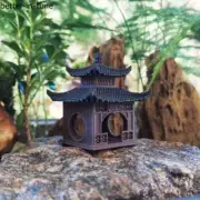 Chinese Ancient Architecture Model Fish Tank Micro Landscape Landscape Decor