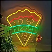 Hanging Art Neon Signs LED Neon Night Light Sign Wall Room Home Party Bar Cabaret Wedding Decoration Wall Hanging Food Neon Sign(I)