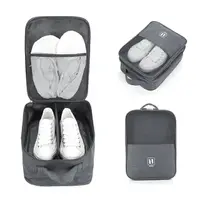 在飛比找momo購物網優惠-【JB Design】旅行鞋子收納包一入