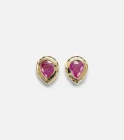 [Octavia Elizabeth] Octavia Elizabeth 18kt gold earrings with rubies One Size gold