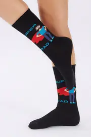 Super Dad Socks--LAF-18SDBLA