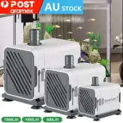 1000-1500L/H Aquarium Fish Tank Filter Internal Submersible Pond Aqua Water Pump
