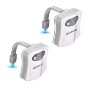 Toilet Night Light, Toilet Bowl Light, Motion Sensor Activated LED Night