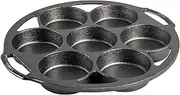 Lodge Seasoned Cast Iron Mini Cake Pan, 7 Impressions