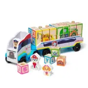 Melissa & Doug PAW Patrol Wooden ABC Block Truck (33 Pieces) - Sort And Stack...