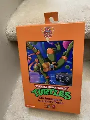 NECA TMNT Michelangelo Is A Party Dude Action Figure Haulathon Target NONMINT