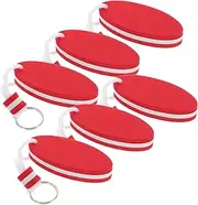 Floating Keychains Eva Oval Key Rings for Water Sports Durable and Lightweight Easy to Carry for Boating Fishing Swimming and Surfing Bright Colors for Easy Identification