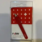 Electrolysis Stainless Steel Short Point Epilation Tweezer - Rubis/Switzerland