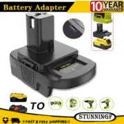 Converter Adapter For DEWALT For Milwaukee 18V Li-ion Battery To For RYOBI 18V