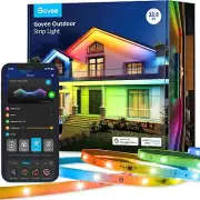 Govee Outdoor LED Strip Lights, 32.8ft Smart Outdoor Lights Work with Alexa and