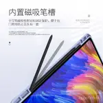 SAMSUNG平闆保護套&三星亞剋力新款S9高顔值磁吸平闆保護套S7+/FE12.4帶筆槽防摔透明 EOQX