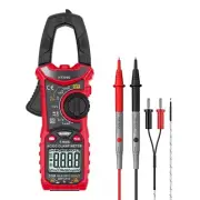 Digital Clamp Meter T-RMS 6000 Counts, Amp Clamp Voltage Tester AC DC Current