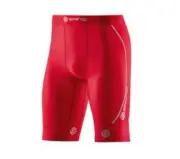 BARGAIN || SKINS DNAMIC MENS COMPRESSION HALF TIGHTS - RED