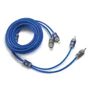 NEW Kicker 46KI23 K-Series Interconnect 3 Meters 2-Channel RCA Cable 1-YR WRTY