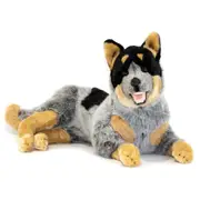 Bocchetta Plush Toys Orazio XL Blue Heeler Australian Cattle Dog Extra Large