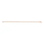 0.95 Carat Diamond Bracelet in Gold Plated Silver
