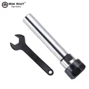 1P C12-ER11A-100L Collet Chuck Holder CNC Extension Rod Straight Shank+1P Wrench