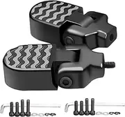 Bicycles Foot Pegs,Folding Bikes Pegs Aluminium Alloy Rear Pedals - Sturdy Foot Pedal Mount Stand Bicycles Rear Seat Pedal for Road Bikes E-Bikes