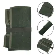Premium Canvas Spanner Wrench Tool Roll Up Bag 10 Pockets Heavy Duty Storage