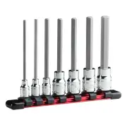 30500-7HSL Long Hex Bit Socket Set, SAE, Advanced Series, 7-Piece