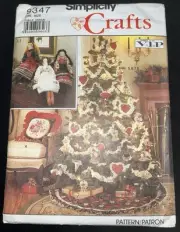 Simplicity Pattern 9347 Holiday Patterns Pillows, Dolls Etc UNCUT FACTORY FOLDED