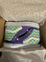 Vans Sk&-Hi (Crazy Check) Ultraviolet 7.5 Women’s