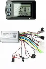 TDR 48V 250W 350W Motor Speed Controller with LCD Display for Electric Bike eBike Scooter, Slow Acceleration, PAS, Headlight Control