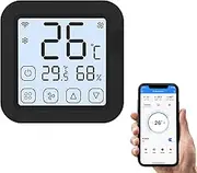 YaSao Tuya Smart WiFi IR Air Conditioner Controller Thermostat with LCD Display App Control Temperature Humidity Sensor Monitor Compatible with Alexa Google Home for Mini Split Portable AC