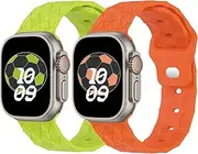 Sport Band Compatible with Apple Watch Band 46mm 42mm 45mm 41mm 44mm 40mm 38mm 49mm, Soft Silicone Waterproof Replacement Strap for Apple Watch Series 10 9 8 7 6 5 4 3 2 1 SE Ultra Women Men